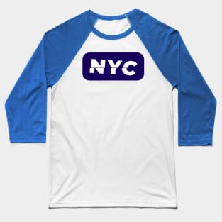 NYC text Baseball T-Shirt